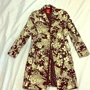 Women’s OSCAR DE LA RENTA Long Jacket size 8